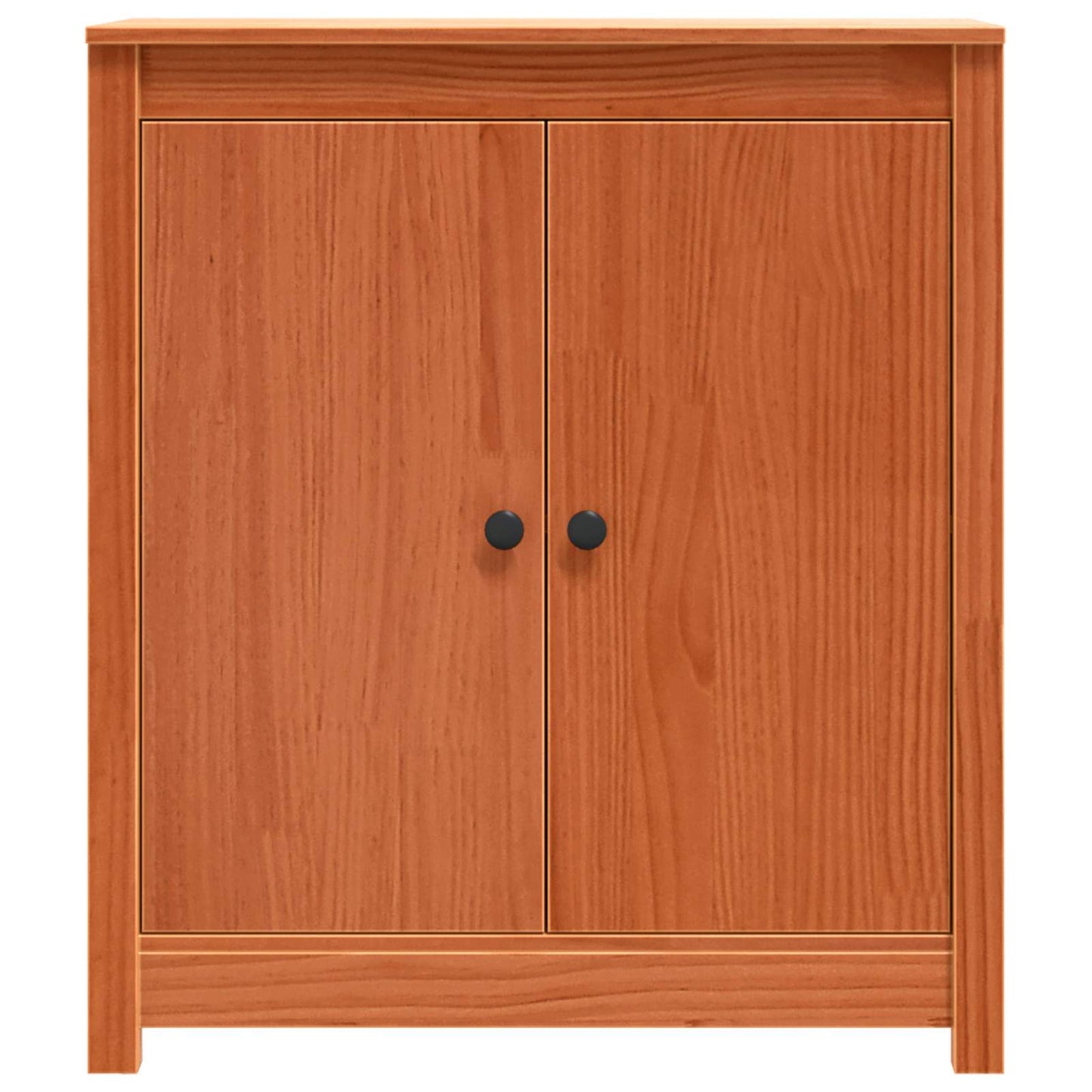 Sideboard Wax Brown 70 x 35 x 80 cm Solid Pine Wood