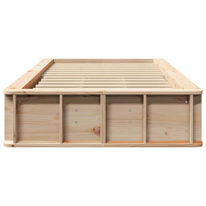 Bed Frame Brown 80 x 200 cm Solid Pine Wood
