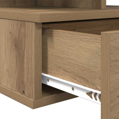 Floating Nightstand Artisan Oak 40 x 31 x 28 cm Engineered Wood