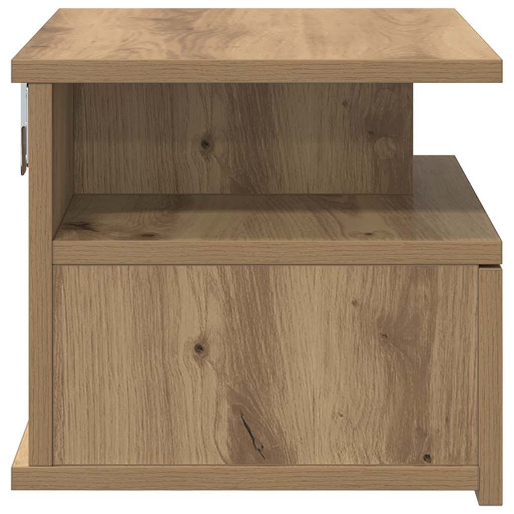 Floating Nightstand 2 pcs Artisan Oak 40 x 31 x 28 cm