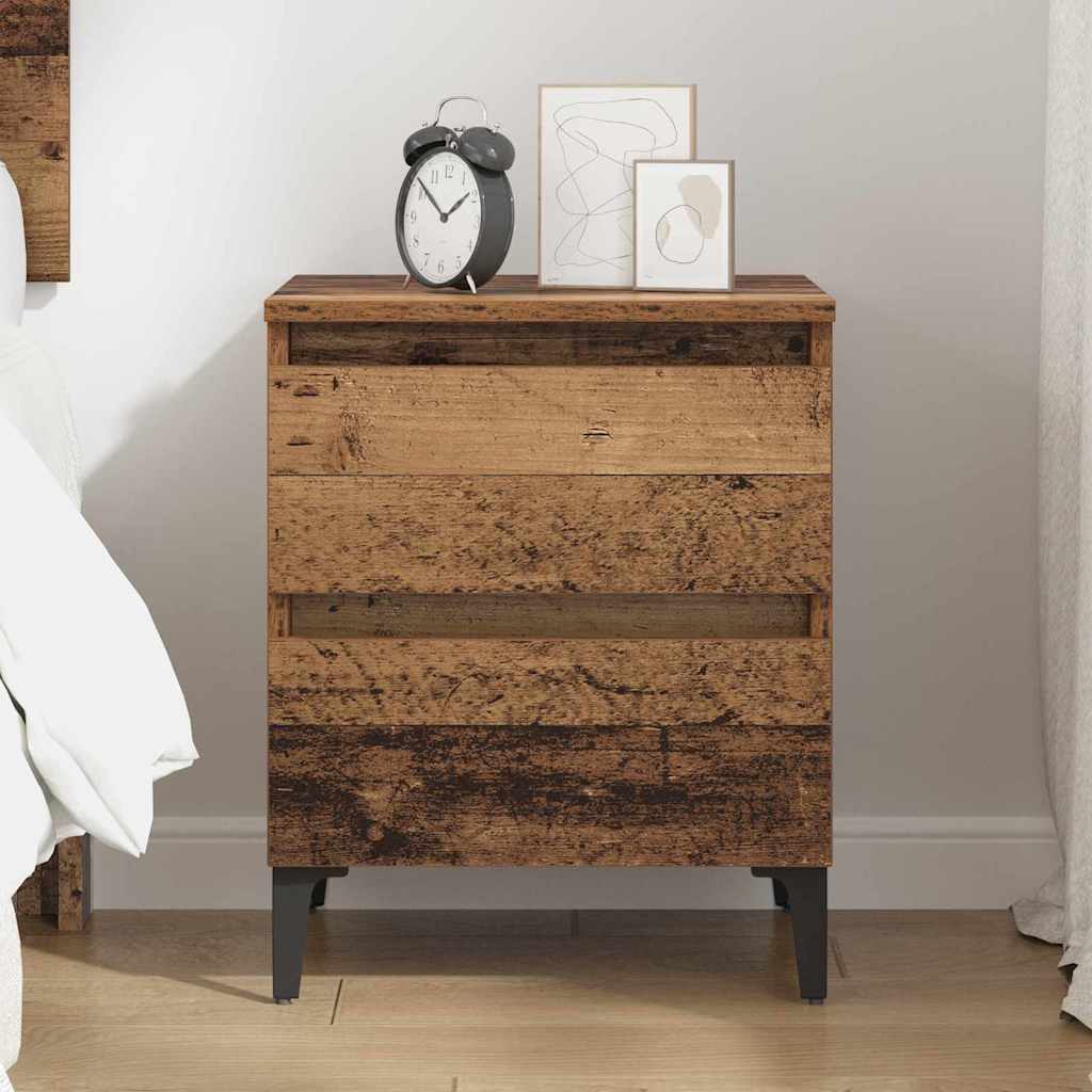 Bedside Cabinet Old wood 40 x 35 x 50 cm Engineered wood