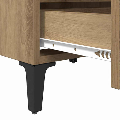 Bedside Cabinet 2 pcs Artisan Oak 40 x 35 x 50 cm