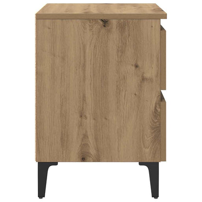 Bedside Cabinet 2 pcs Artisan Oak 40 x 35 x 50 cm