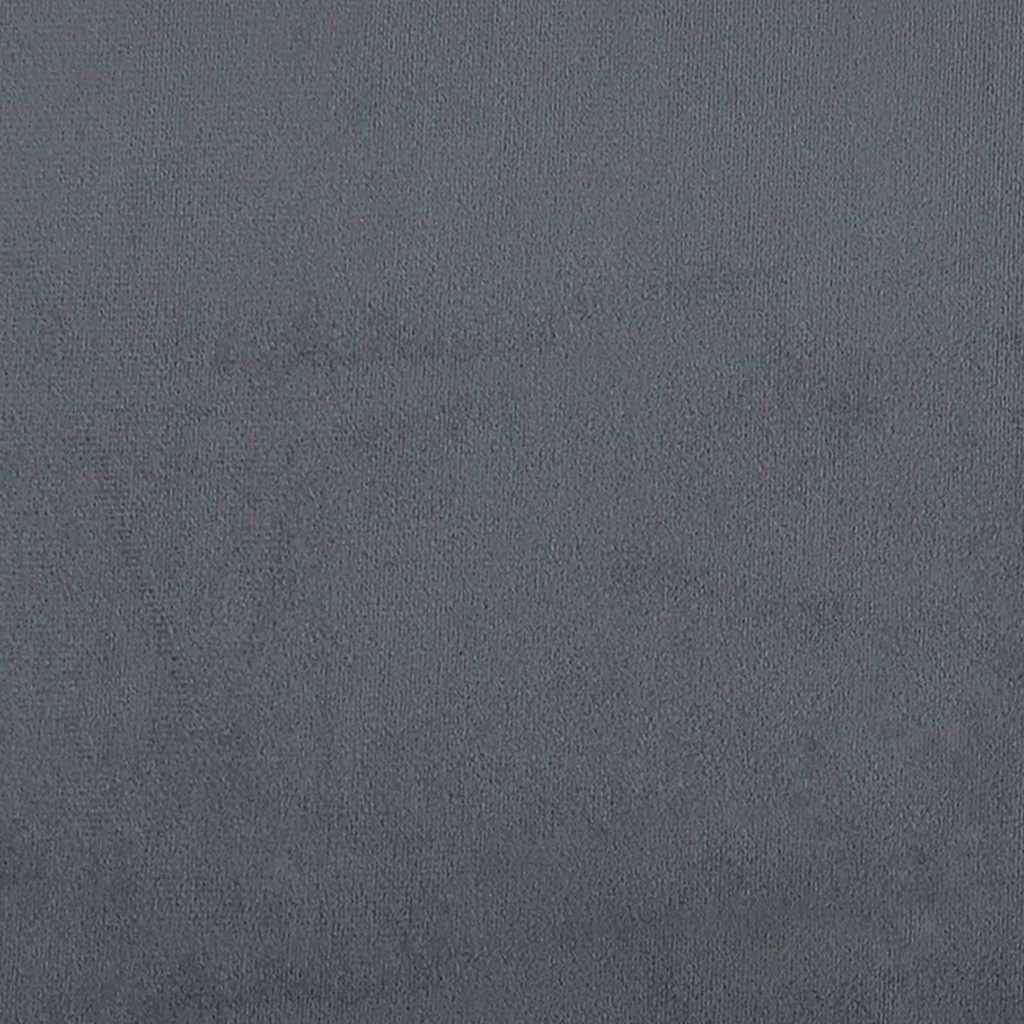 Living Room Couch 3 pcs Dark Grey 194 x 74.5 x 70.5 cm Velvet