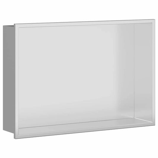 Shower Niche Silver 45 x 30 x 9.5 cm Stainless Steel