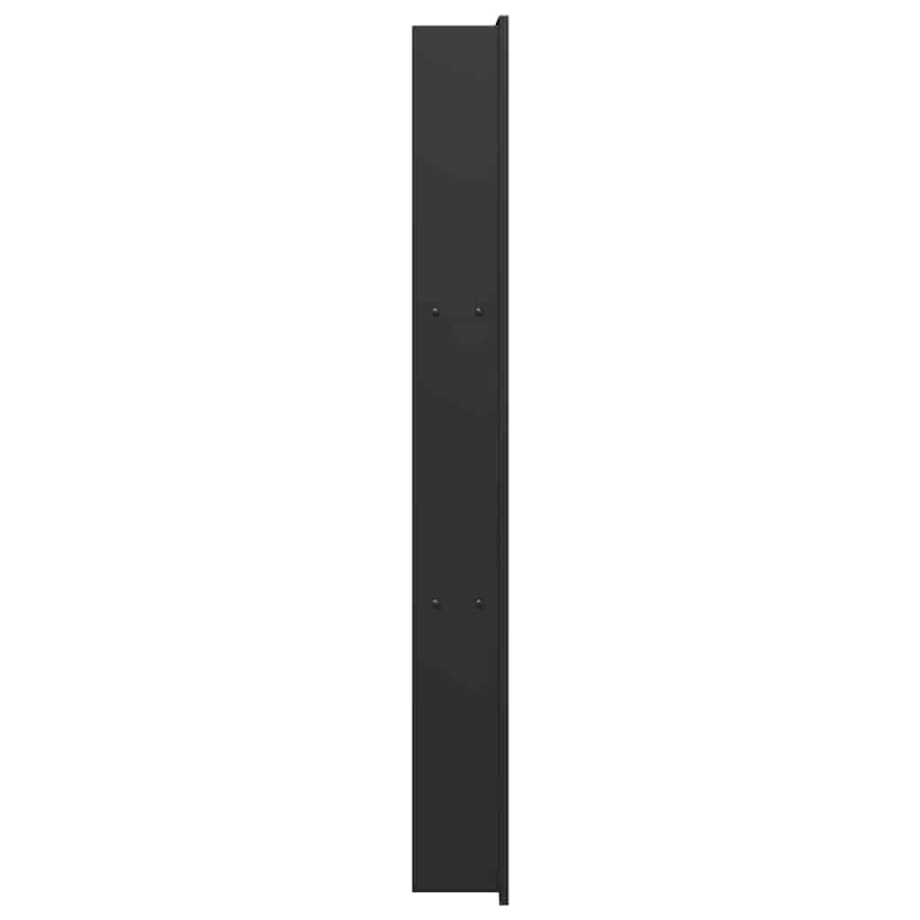 Shower Niche Black 92 x 32 x 10 cm Stainless Steel