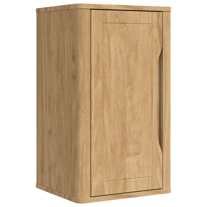 Bathroom Wall Cabinet with Door FLORO Wax Brown 35 x 30 x 60 cm