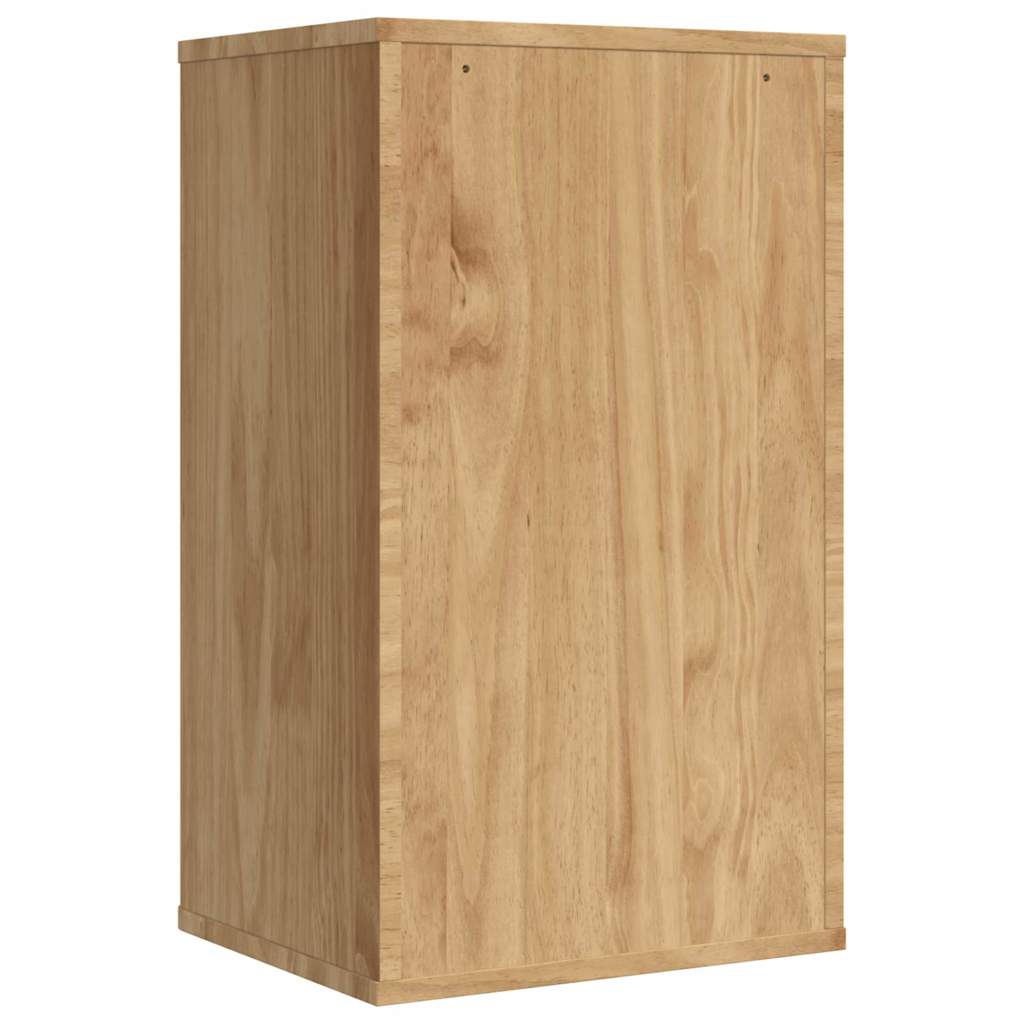 Bathroom Wall Cabinet with Door FLORO Wax Brown 35 x 30 x 60 cm