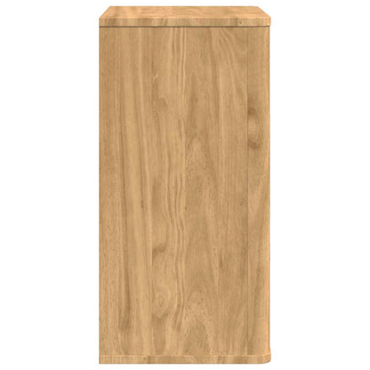 Bathroom Wall Cabinet with Door FLORO Wax Brown 35 x 30 x 60 cm