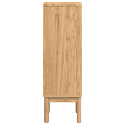 Bathroom Cabinet with Drawer FLORO Wax Brown 35 x 30 x 90 cm