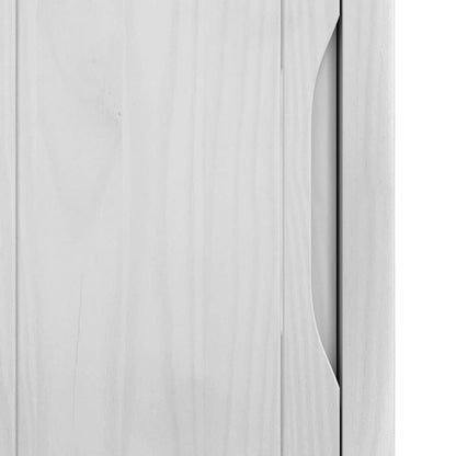 Bathroom Cabinet FLORO White 35 x 30 x 90 cm Solid Pine Wood