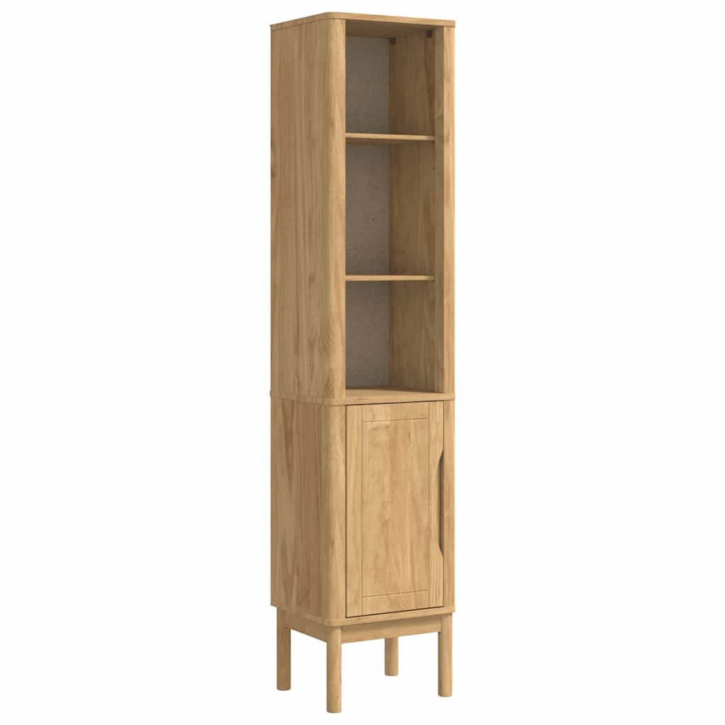Bathroom Tall Cabinet FLORO Wax Brown 35 x 30 x 160 cm