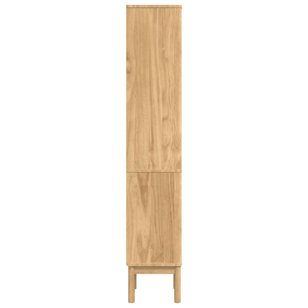 Bathroom Tall Cabinet FLORO Wax Brown 35 x 30 x 160 cm