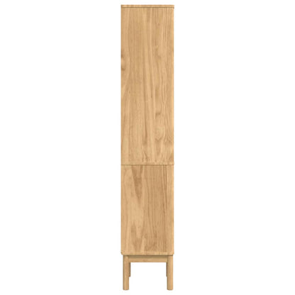 Bathroom Tall Cabinet FLORO Wax Brown 35 x 30 x 160 cm