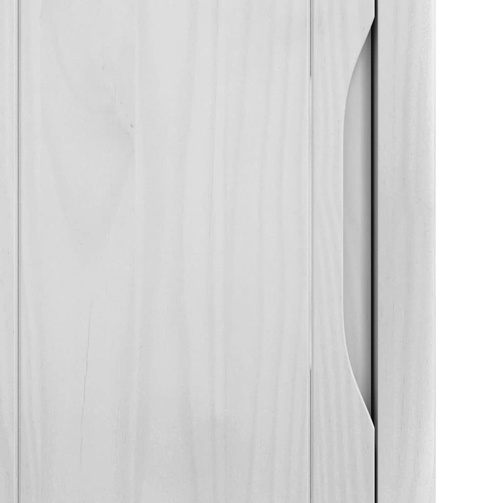 Bathroom Tall Cabinet with Shelf FLORO White 35 x 30 x 160 cm