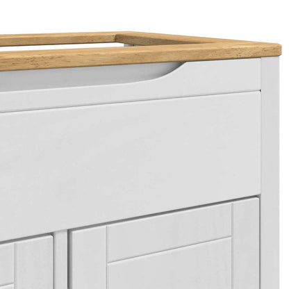 Bathroom Sink Cabinet with Shelf FLORO White 60 x 40 x 80 cm
