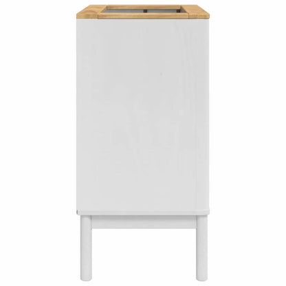 Bathroom Sink Cabinet with Shelf FLORO White 60 x 40 x 80 cm
