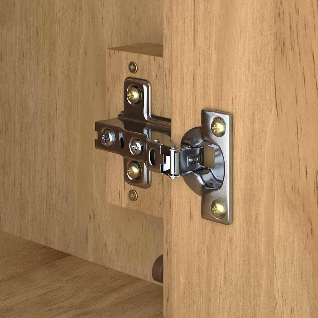 Sideboard FLORO Wax Brown 70 x 30 x 70.5 cm Solid Pine Wood