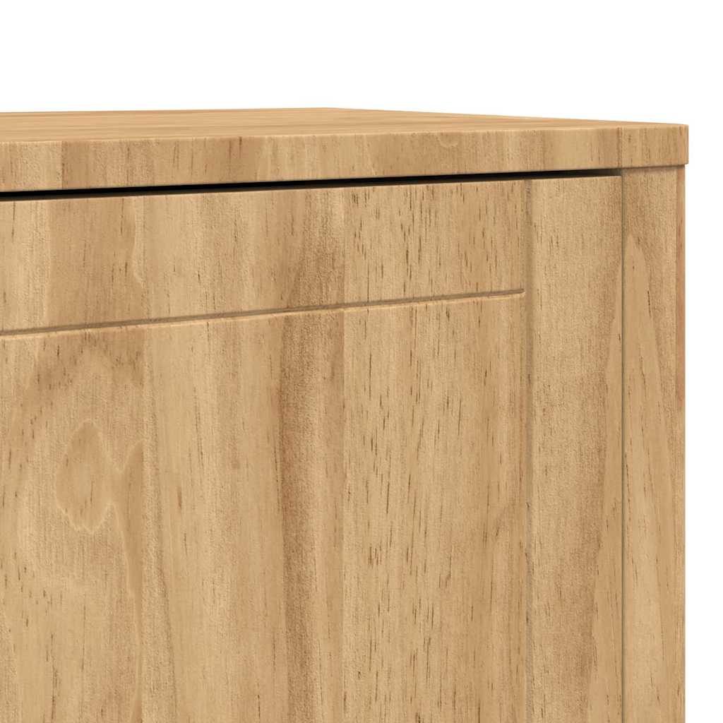 Sideboard FLORO Wax Brown 70 x 30 x 70.5 cm Solid Pine Wood