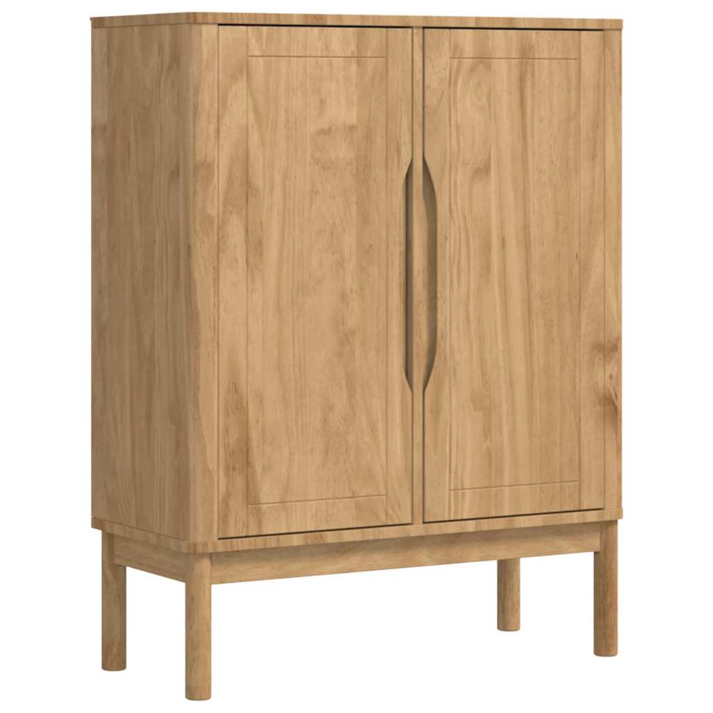 Sideboard FLORO Wax Brown 70 x 30 x 70.5 cm Solid Pine Wood