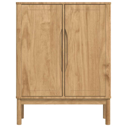 Sideboard FLORO Wax Brown 70 x 30 x 70.5 cm Solid Pine Wood