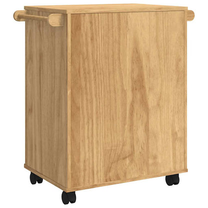 Kitchen Trolley FLORO Wax Brown 72.5 x 45 x 80 cm