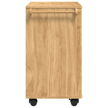 Kitchen Trolley FLORO Wax Brown 72.5 x 45 x 80 cm
