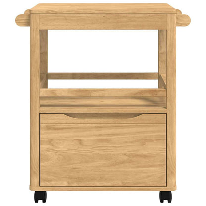 Kitchen Trolley FLORO Wax Brown 72.5 x 45 x 80 cm