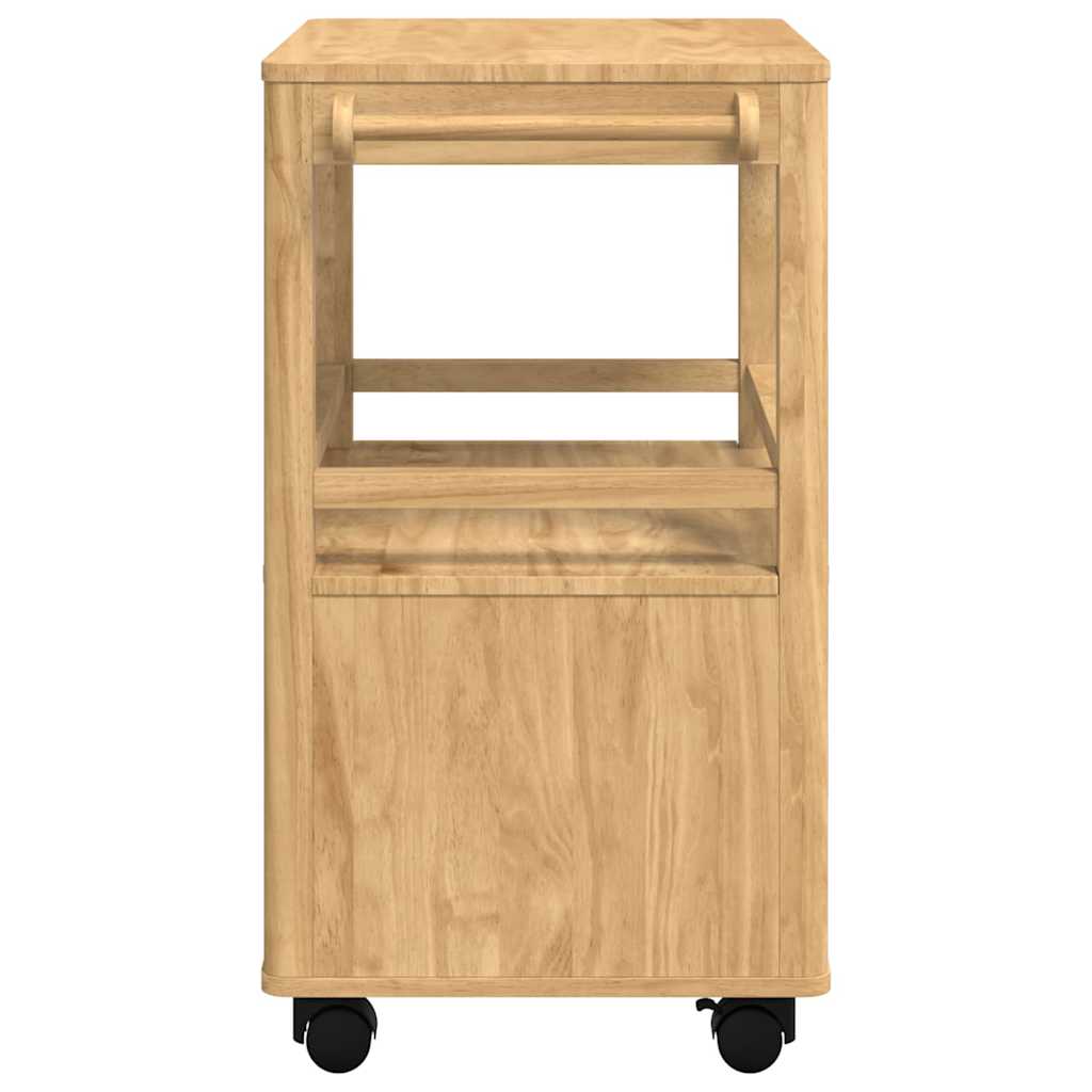 Kitchen Trolley FLORO Wax Brown 72.5 x 45 x 80 cm