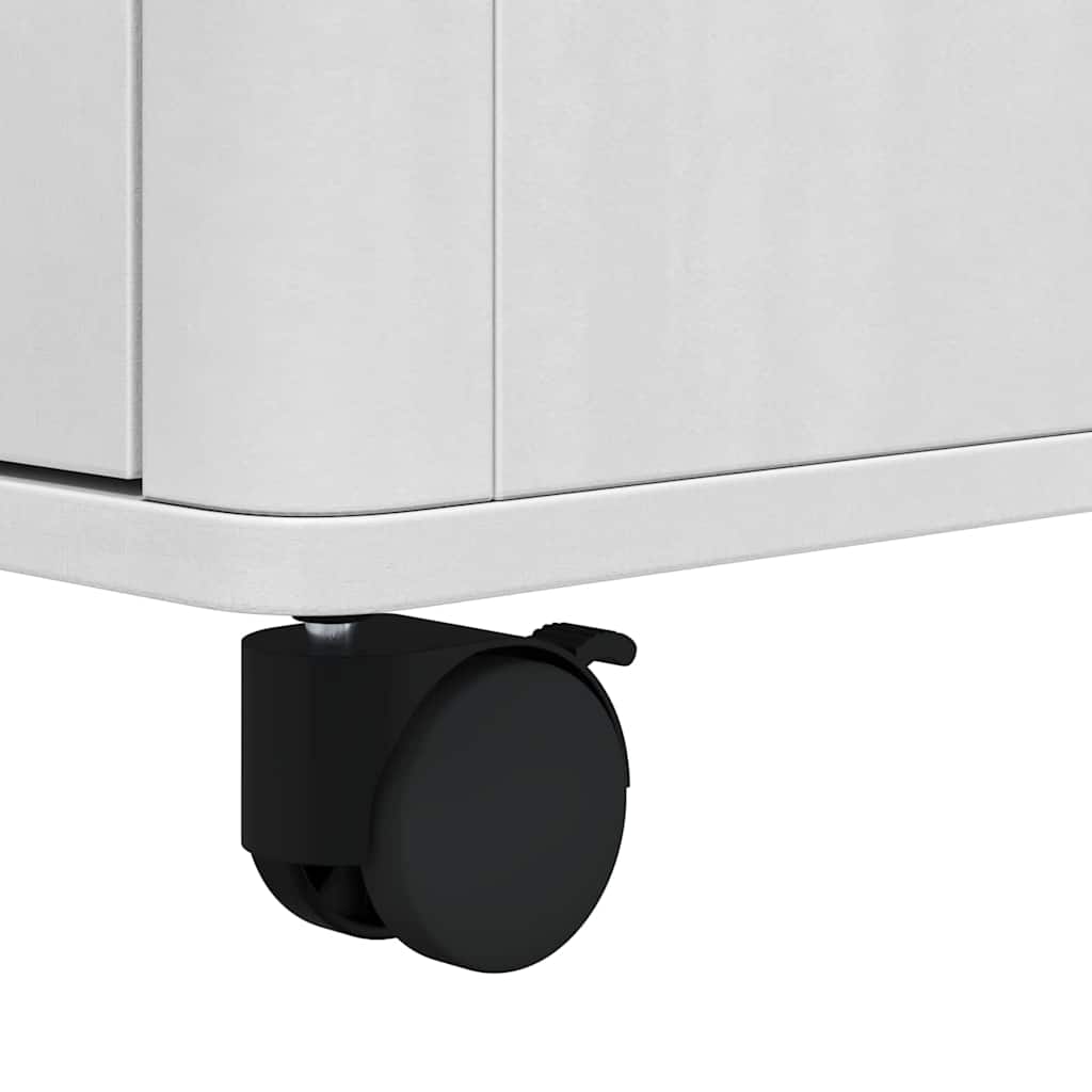 Kitchen Trolley FLORO White 72.5 x 45 x 80 cm Solid Pine Wood