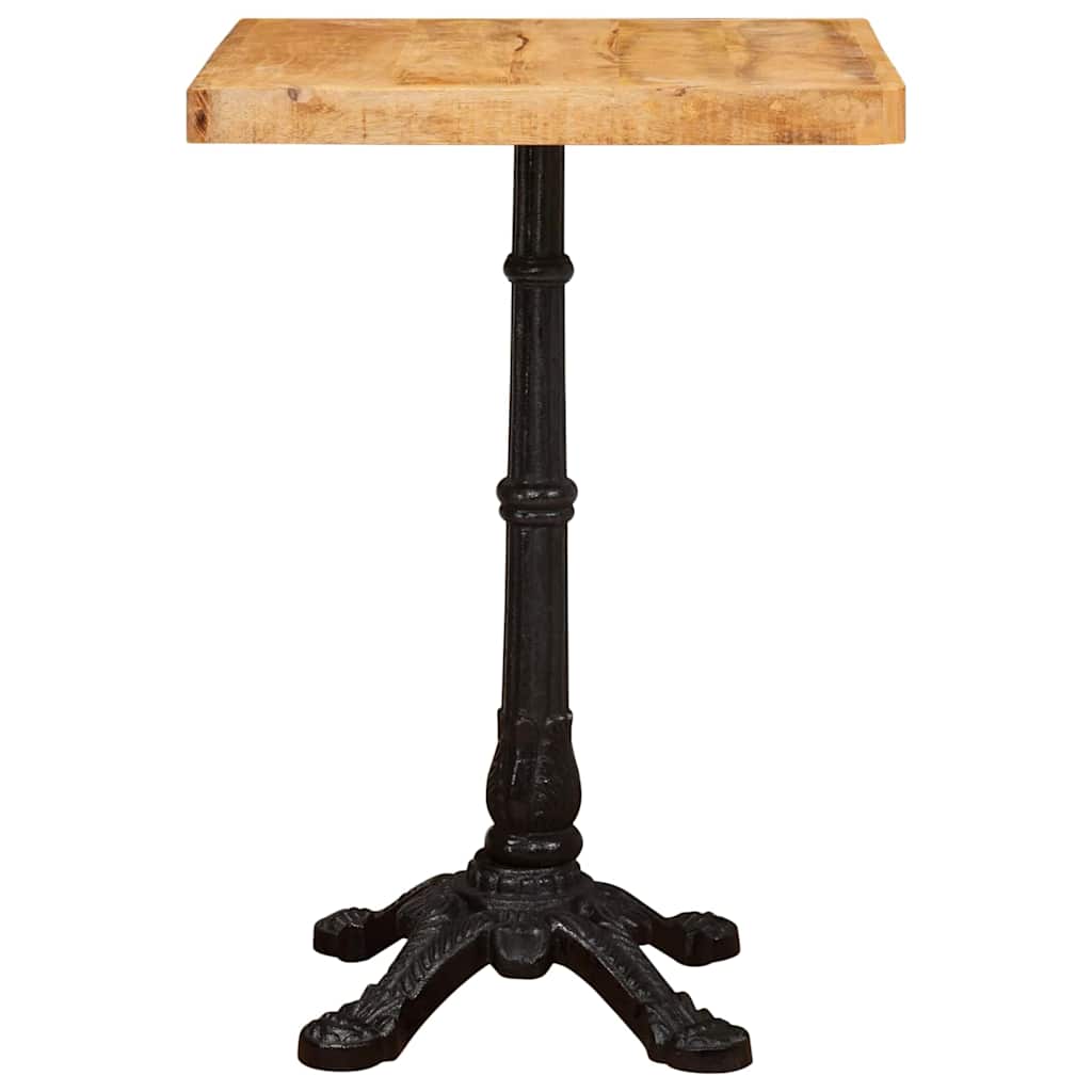 Bistro Table Brown 50 x 50 x 76 cm Solid Mango Wood
