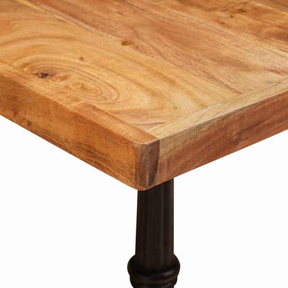 Bistro Table Brown 50 x 50 x 76 cm Solid Acacia Wood