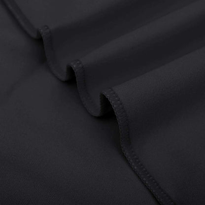 Sports Towels 2 pcs Black 50 x 30 cm Polyester and polyamide