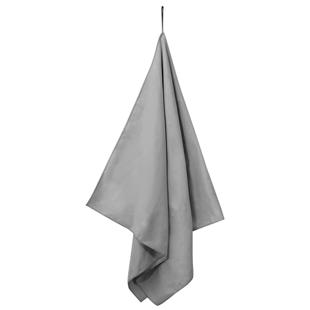 Sports Towels 2 pcs Dark grey 140 x 70 cm