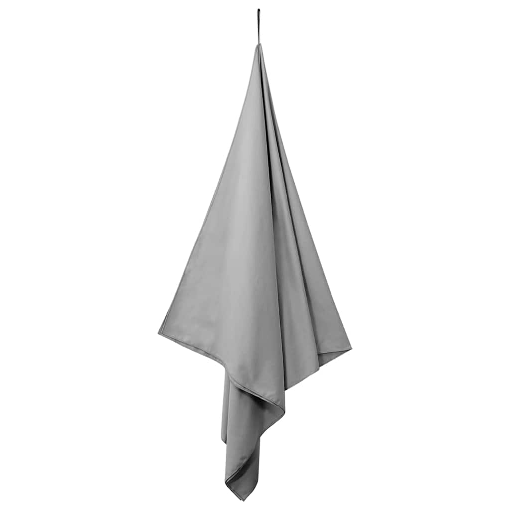 Sports Towels 2 pcs Dark grey 200 x 100 cm