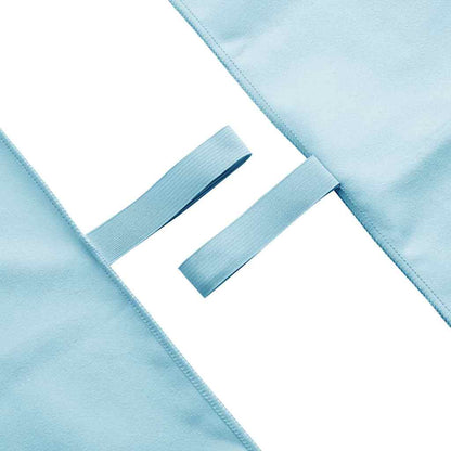 Sports Towels 2 pcs Blue 200 x 100 cm Polyester and polyamide