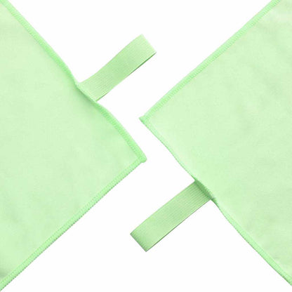 Sports Towels 2 pcs Green 50 x 30 cm Polyester and polyamide
