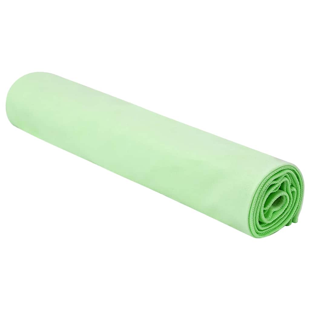 Sports Towels 2 pcs Green 140 x 70 cm
