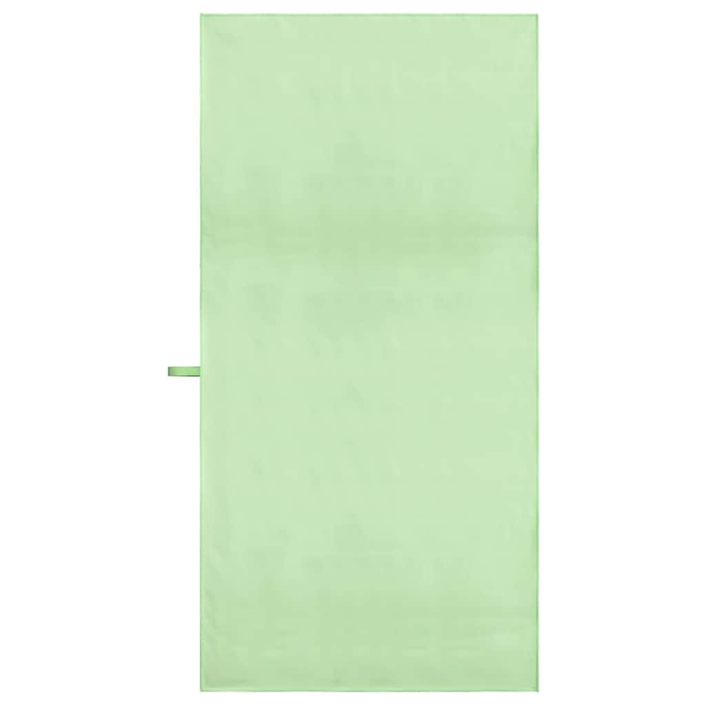 Sports Towels 2 pcs Green 140 x 70 cm