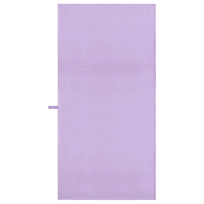 Sports Towels 2 pcs Purple 140 x 70 cm Polyester and polyamide