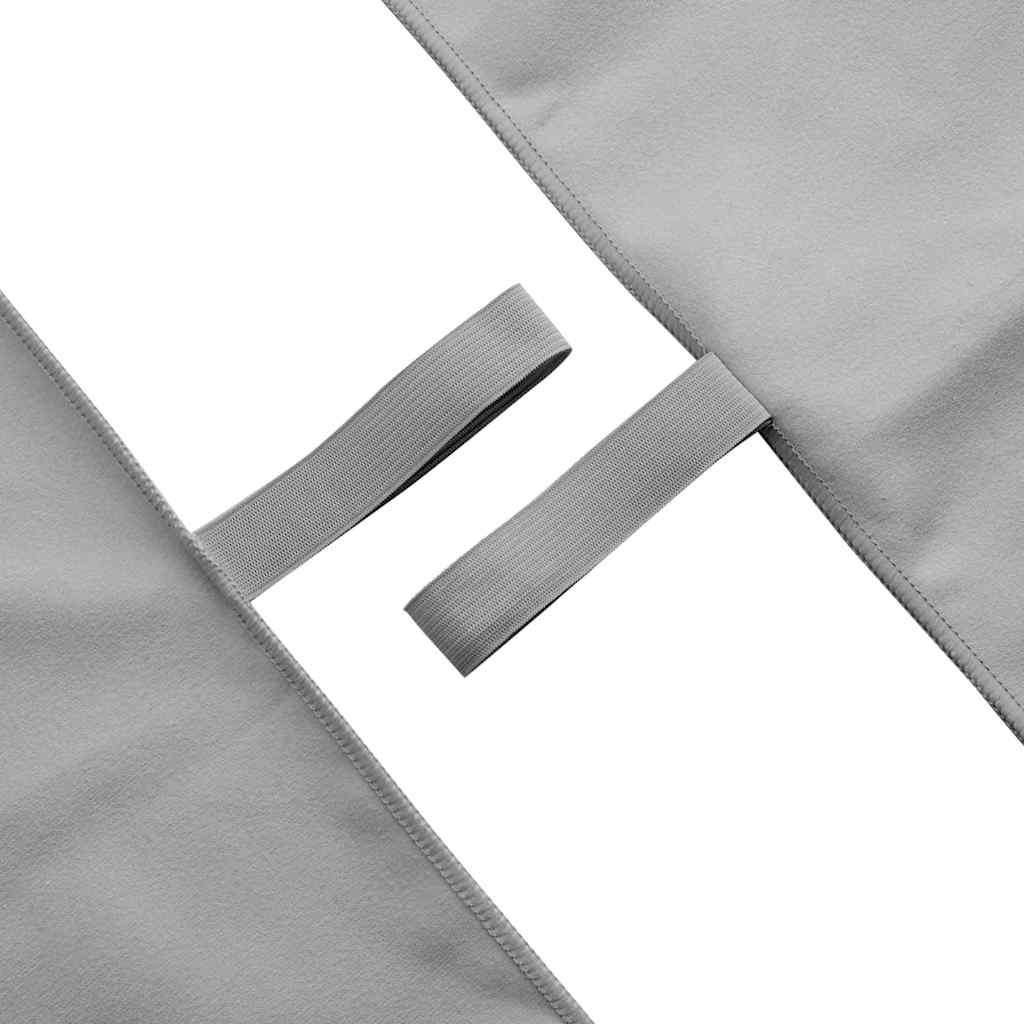 Sports Towel Set 3 pcs Dark Grey Polyester and Polyamide