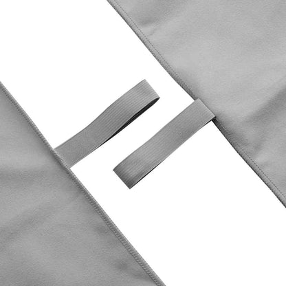 Sports Towel Set 3 pcs Dark Grey Polyester and Polyamide