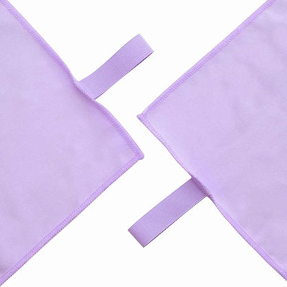 Sports Towel Set 3 pcs Purple Polyester and Polyamide