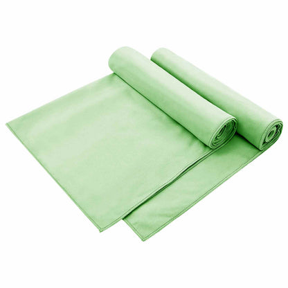 Outdoor Chair Towels 2 pcs Green 130 x 60 cm