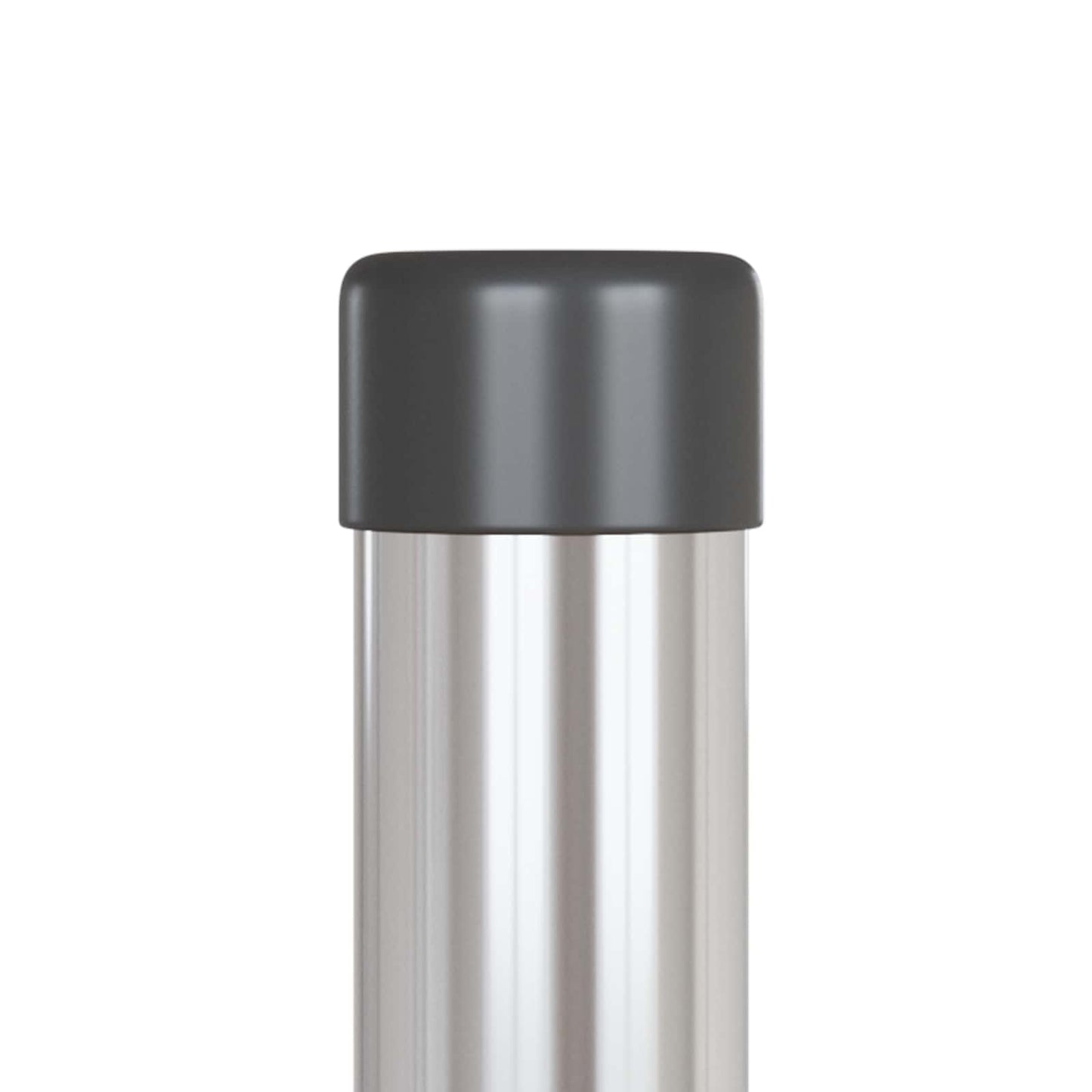 Fence Post 12 pcs Silver 80 cm Powder-coated steel