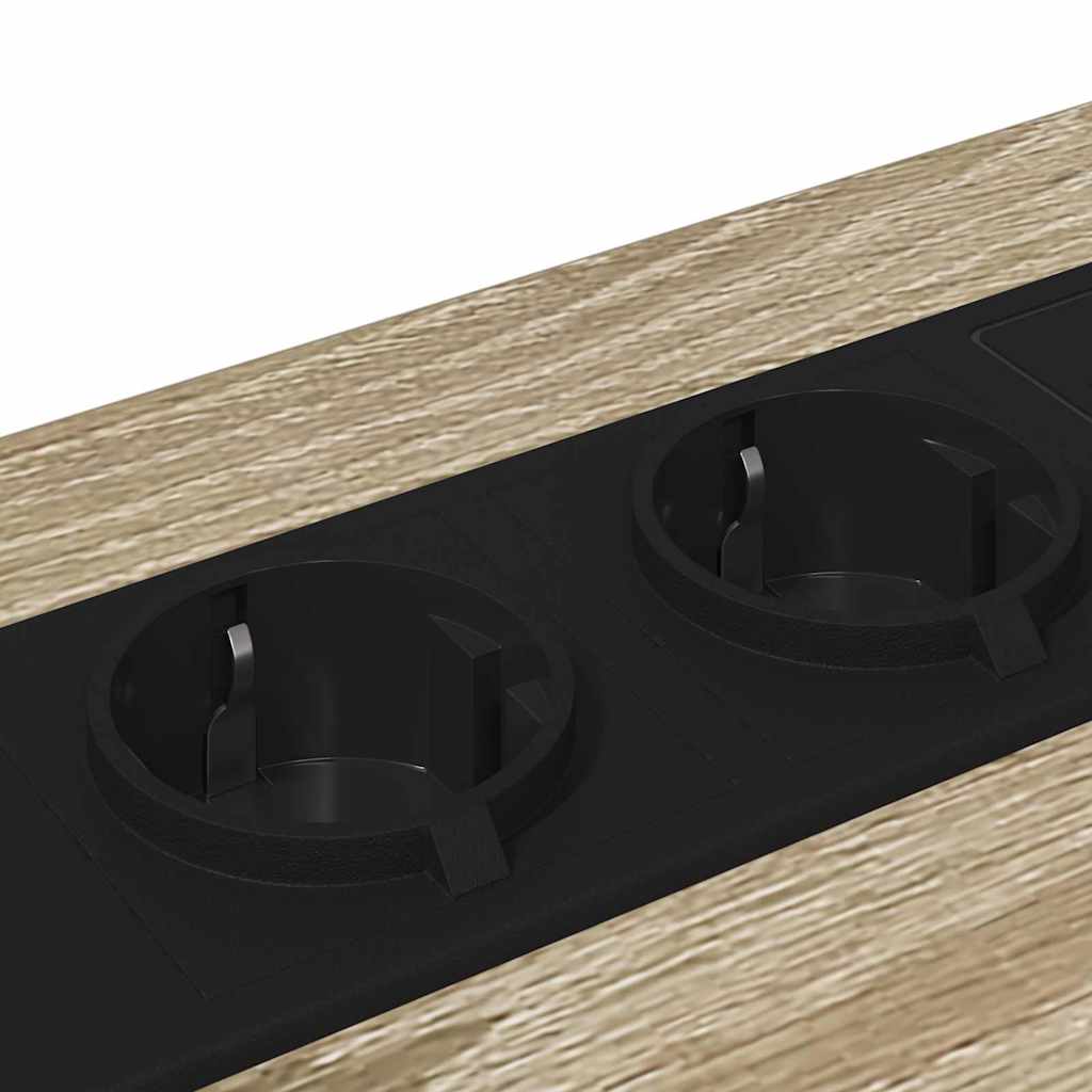 Bedside Cabinet Sonoma Oak 40 x 31 x 60 cm Engineered Wood