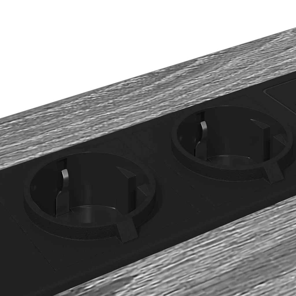 Bedside Cabinet Grey Sonoma 40 x 31 x 60 cm Engineered Wood