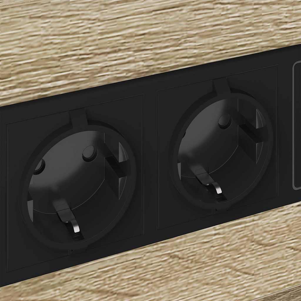 Bedside Cabinet Sonoma Oak 40 x 31 x 60 cm Engineered Wood