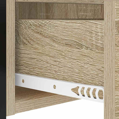 Bedside Cabinet Sonoma Oak 40 x 31 x 60 cm Engineered Wood