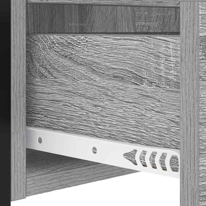 Bedside Cabinet Grey Sonoma 40 x 31 x 60 cm Engineered Wood